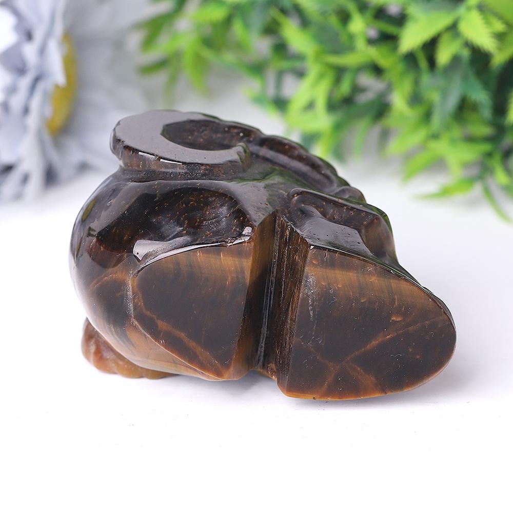 Tiger Eye Crystal Skull Carvings Best Crystal Wholesalers