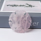 2" Rose Quartz Clear Quartz Snowflake Shape Crystal Carvings Best Crystal Wholesalers