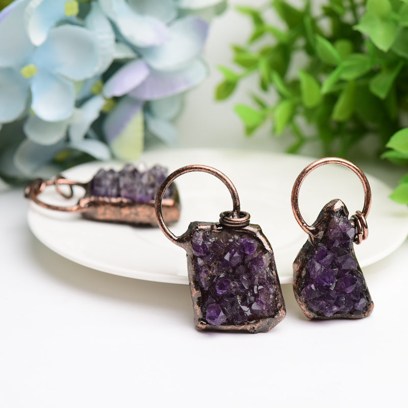 Amethyst Crystal Cluster Pendant Bulk Crystal wholesale suppliers