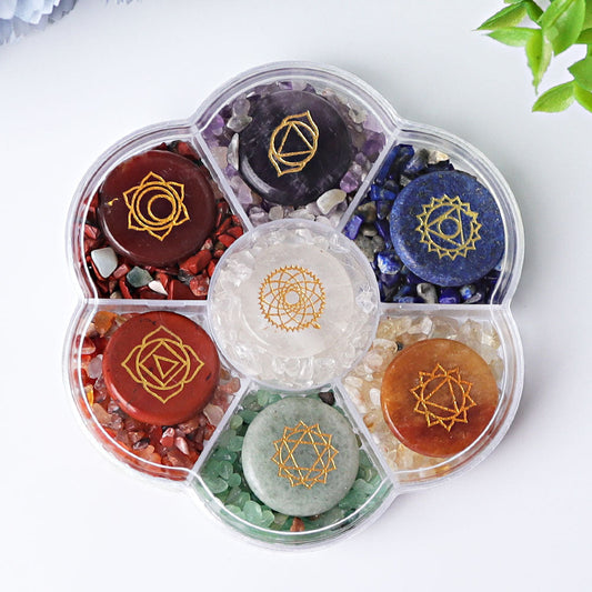 Chakra Crystal Chips Box Free Form Best Crystal Wholesalers