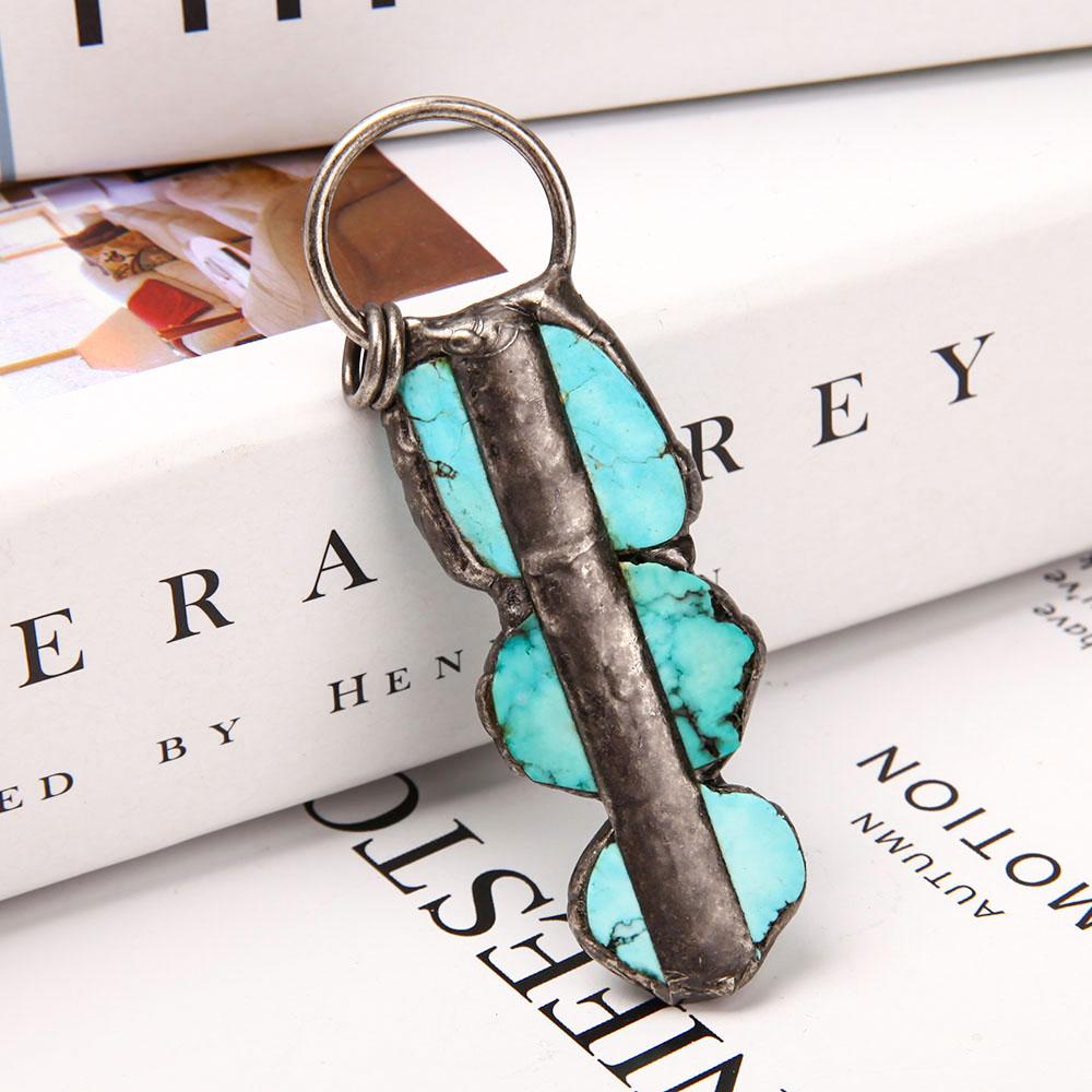 Turquoise Pendant Key Chain Best Crystal Wholesalers