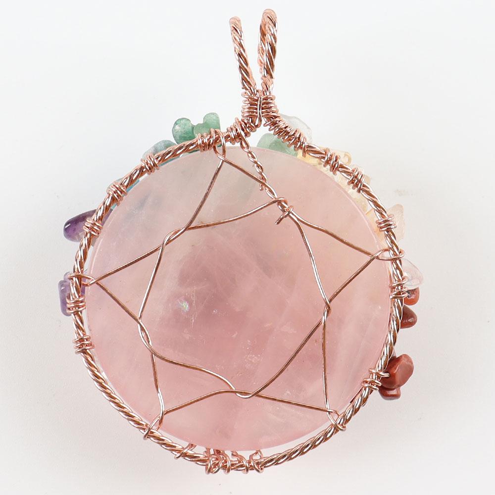 Tree of Life Copper Wire Wrapped Pendant Best Crystal Wholesalers