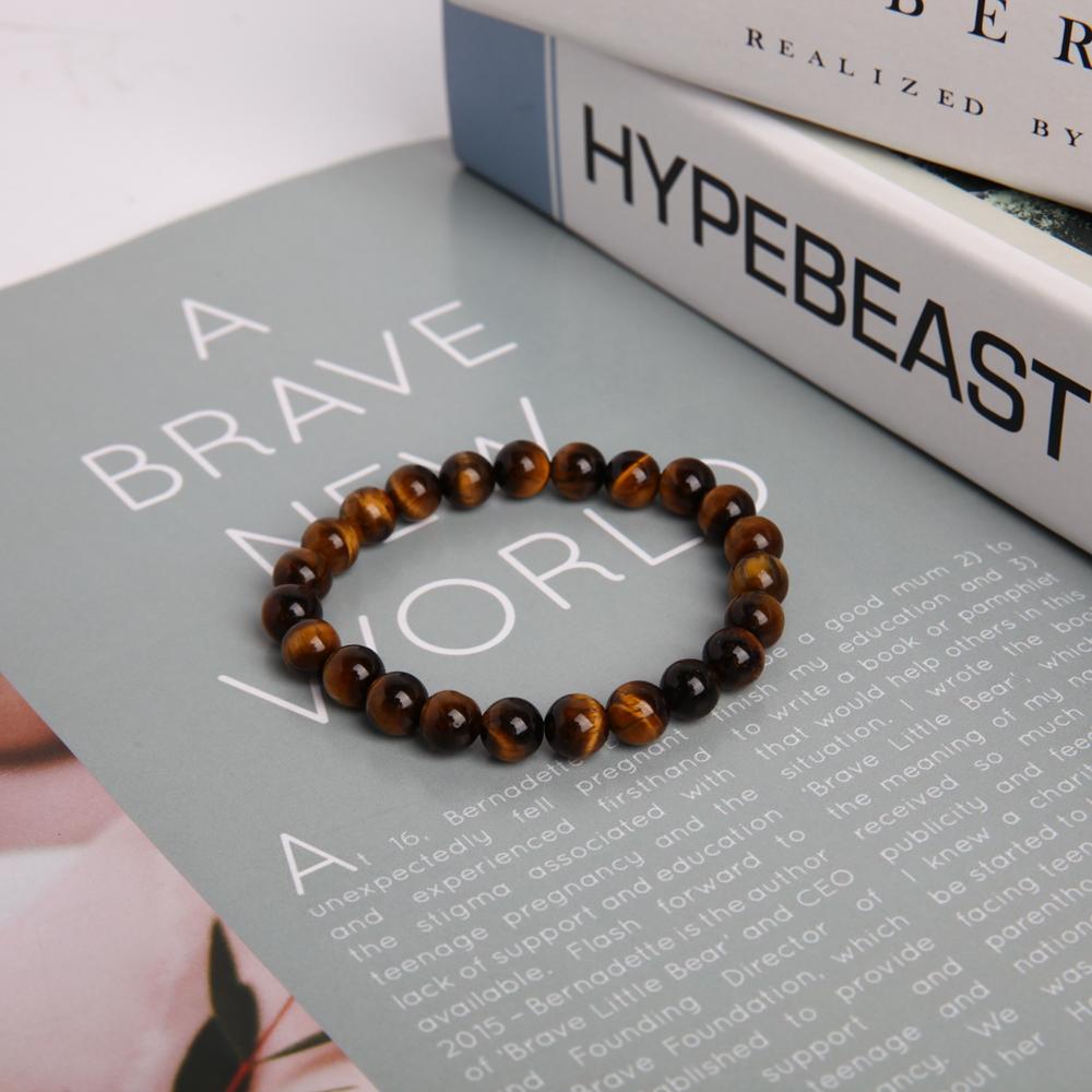 8mm Tiger Eye Crystal Bracelet Best Crystal Wholesalers