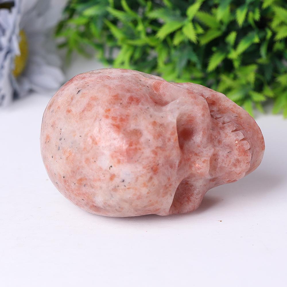 Golden Strawberry Quartz Crystal Skull Carvings Best Crystal Wholesalers