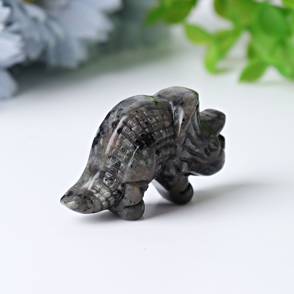 1.7" Yooperlite Dinosaur Mini Crystal Carvings Animal Bulk Best Crystal Wholesalers