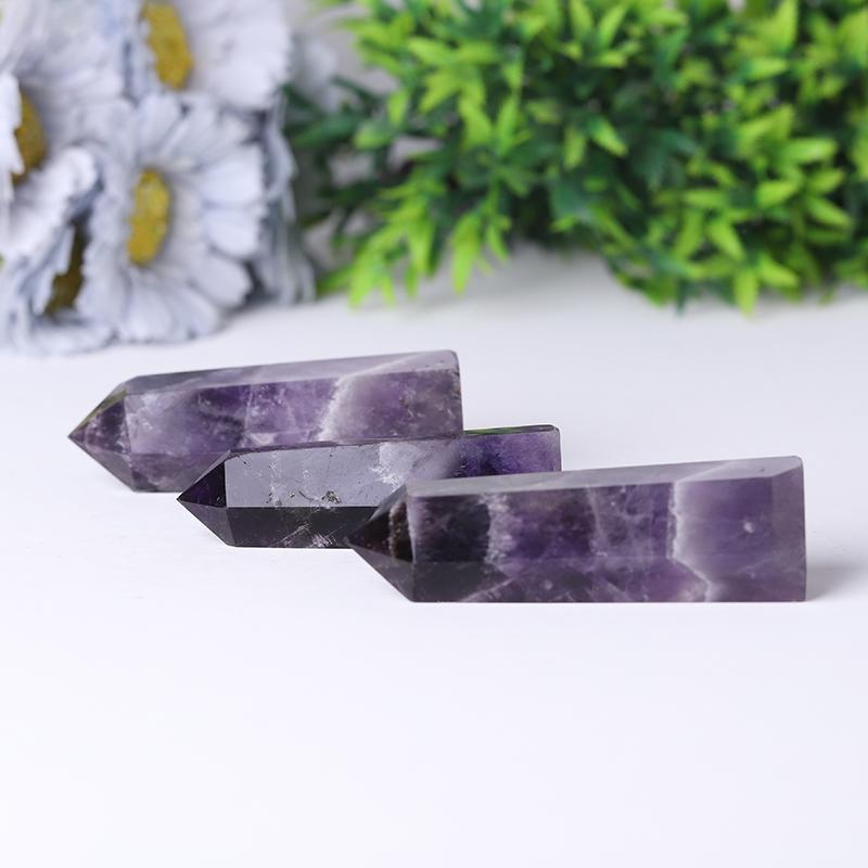 Natural Dream Chevron-Amethyst Towers Points Bulk Best Crystal Wholesalers