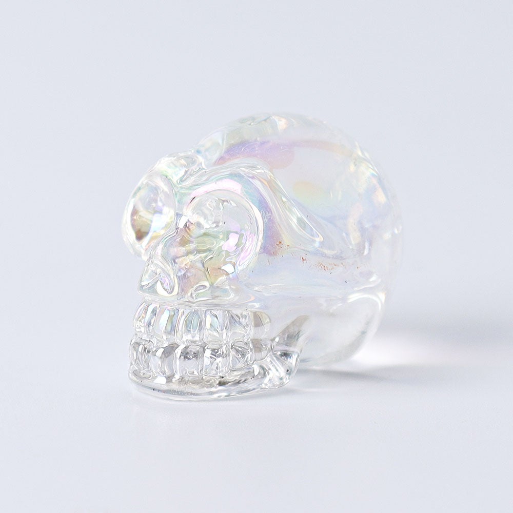 1" Aura Skull  Angel Crystal Carvings （Random sending color） Best Crystal Wholesalers