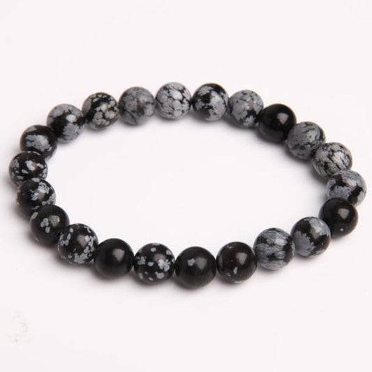 8mm Snowflake Jasper Crystal Bracelet Best Crystal Wholesalers