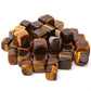 0.1kg Tiger Eye Cubes Bag bulk tumbled stone Best Crystal Wholesalers