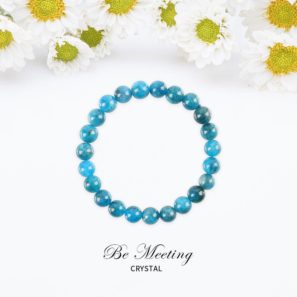 8mm Blue Apatite Bracelet Best Crystal Wholesalers