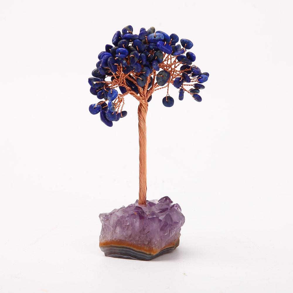 Lapis Crystal Chips Tree