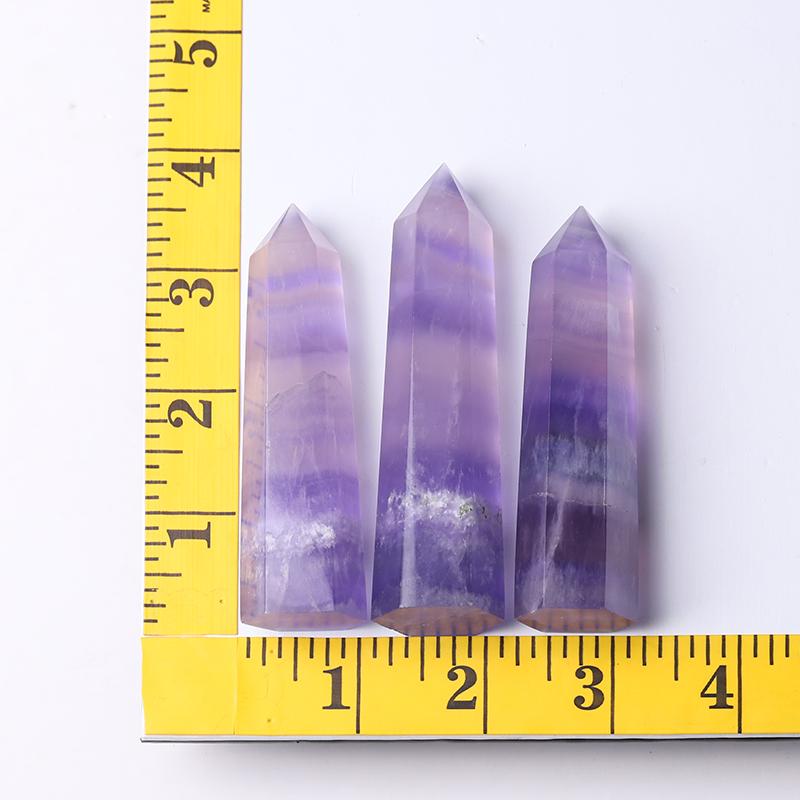 2.4"-4.5" Flourite Crystal Towers Points Bulk Best Crystal Wholesalers