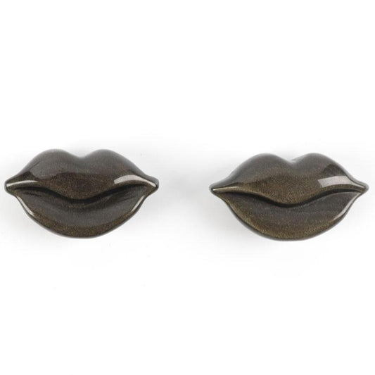 Silver Obsidian Lips Carvings Model Bulk Best Crystal Wholesalers