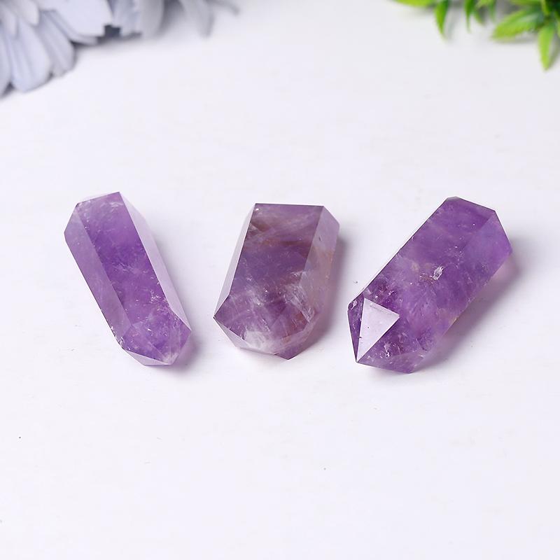 Natural Amethyst Double Terminated Towers Points Bulk Best Crystal Wholesalers