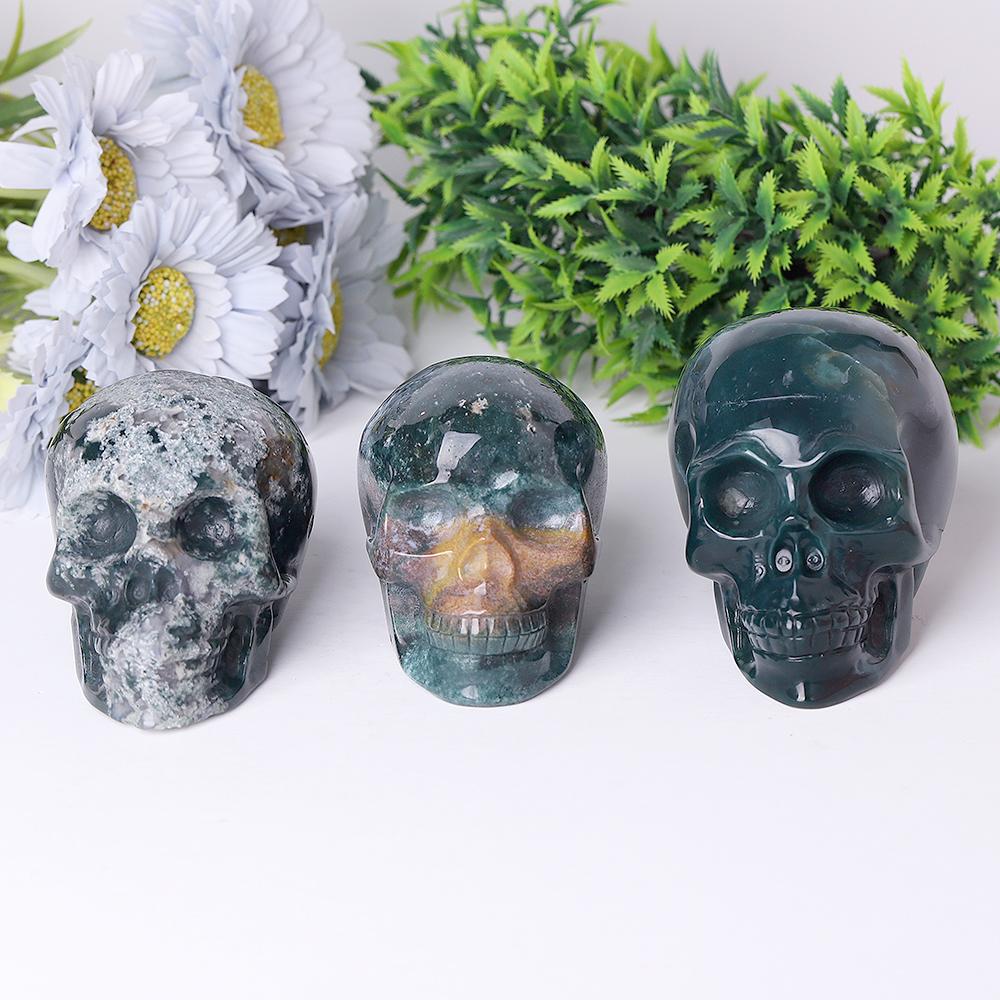 Ocean Jasper Crystal Skull Carvings Best Crystal Wholesalers