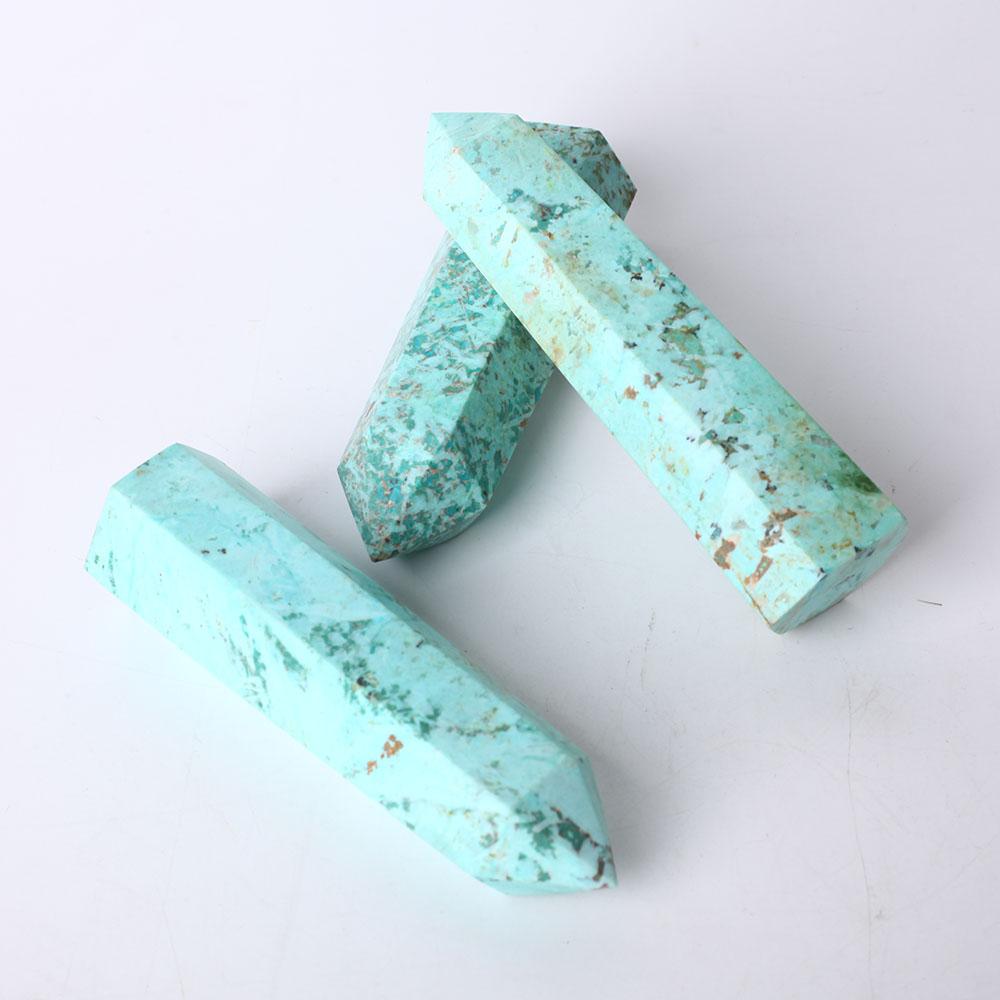 Set of 3 Chrysocolla Towers Points Bulk Best Crystal Wholesalers