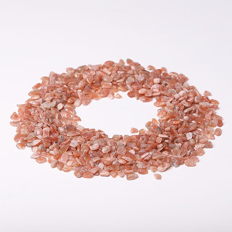 0.1kg Different Size Natural Golden Strawberry Quartz Chips Crystal Chips for Decoration Best Crystal Wholesalers