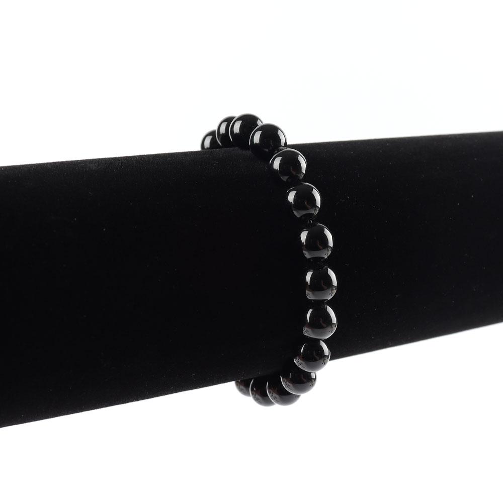 8mm Black Obsidian Bracelet Best Crystal Wholesalers