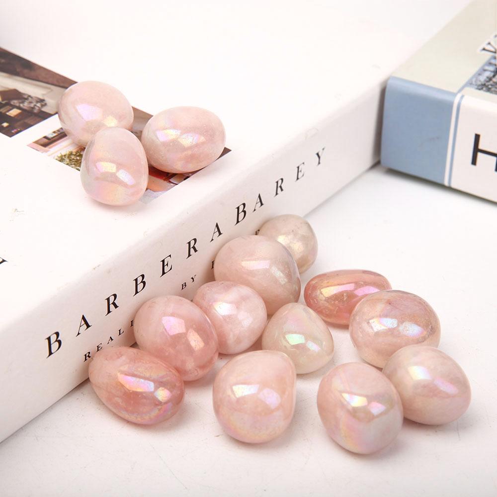 0.1kg Aura Pink Crystal bulk tumbled stone Best Crystal Wholesalers