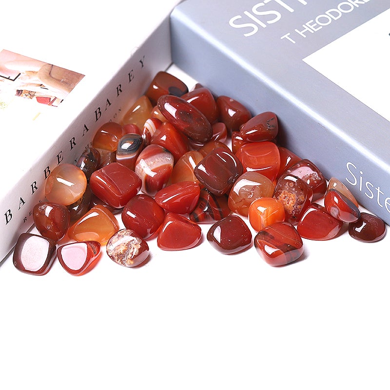 0.1kg Carnelian Crystal tumbled stone Best Crystal Wholesalers