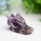 1.8" Mixed Crystal Dragon Head Animal Crystal Carving Bulk Best Crystal Wholesalers