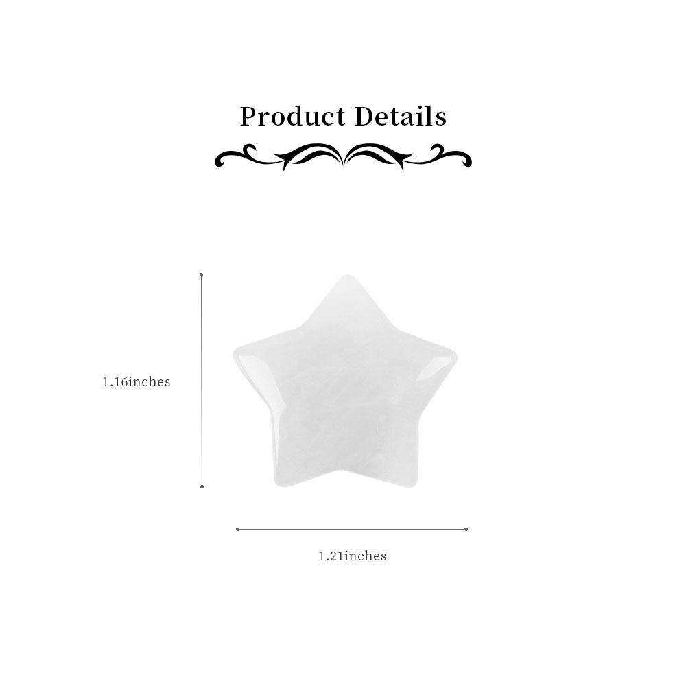 Crystal Carving Polished Star Shape Palm Pocket Stones Best Crystal Wholesalers