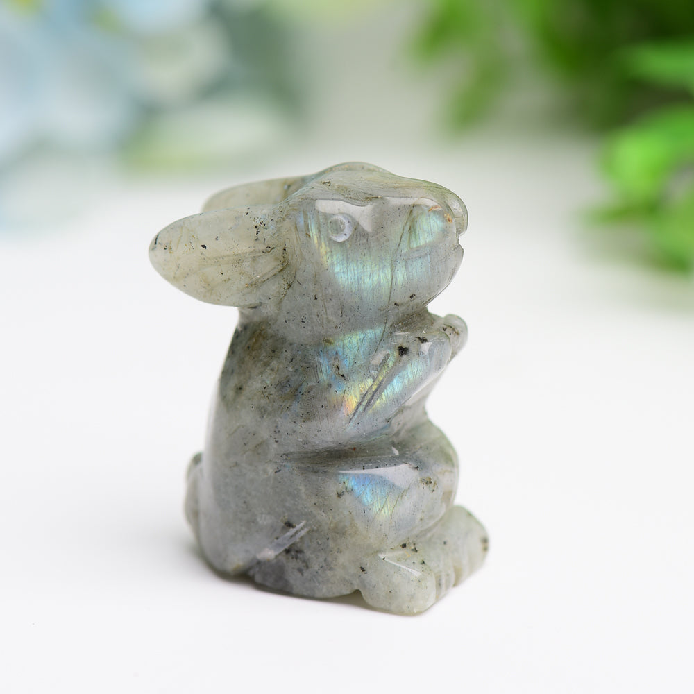 1.5" Rabbit Animal Crystal Carving Bulk Best Crystal Wholesalers