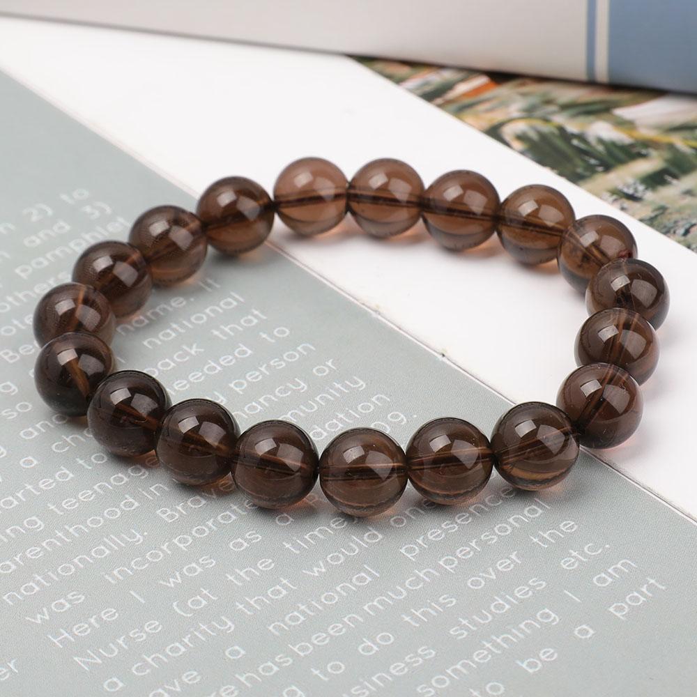 Smoky Quartz 10.5mm Bracelet in bulk & wholesale