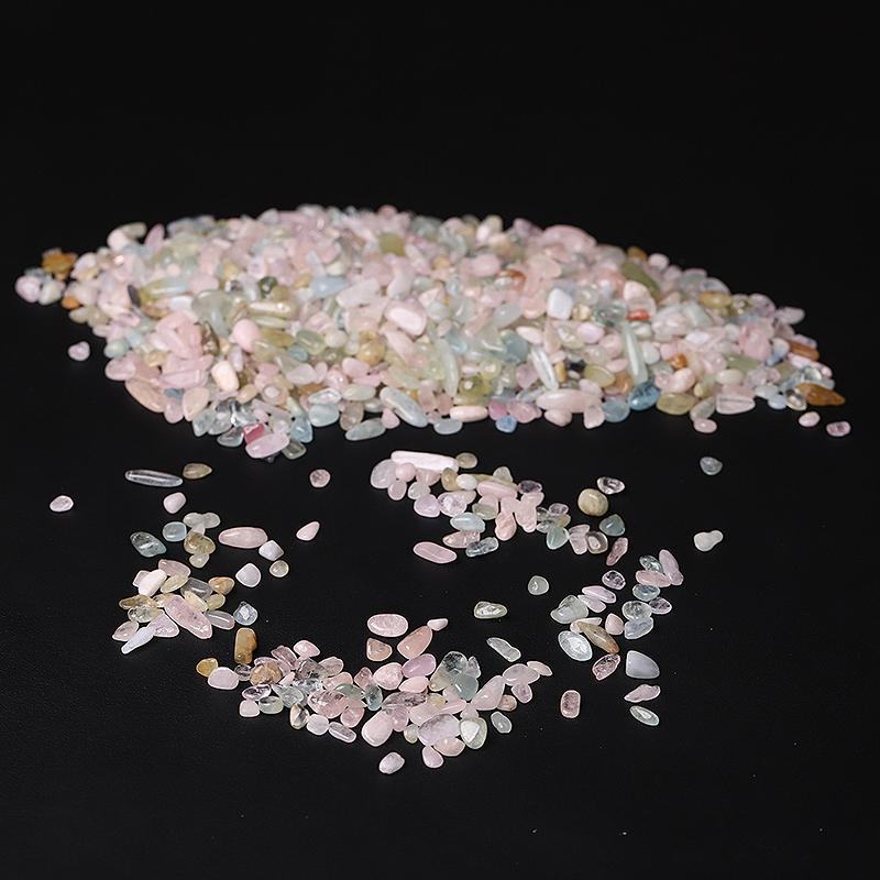 0.1kg Natural Morganite Chips Crystal Chips for Decoration Best Crystal Wholesalers