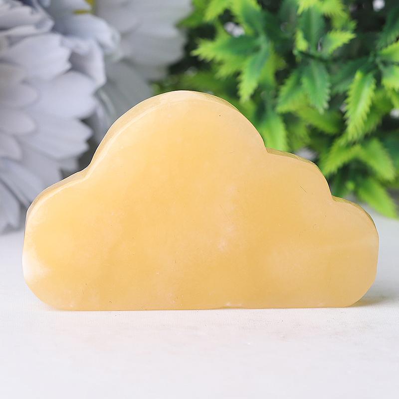 2.8" Yellow Calcite  Cloud Crystal Carvings Model Bulk Best Crystal Wholesalers