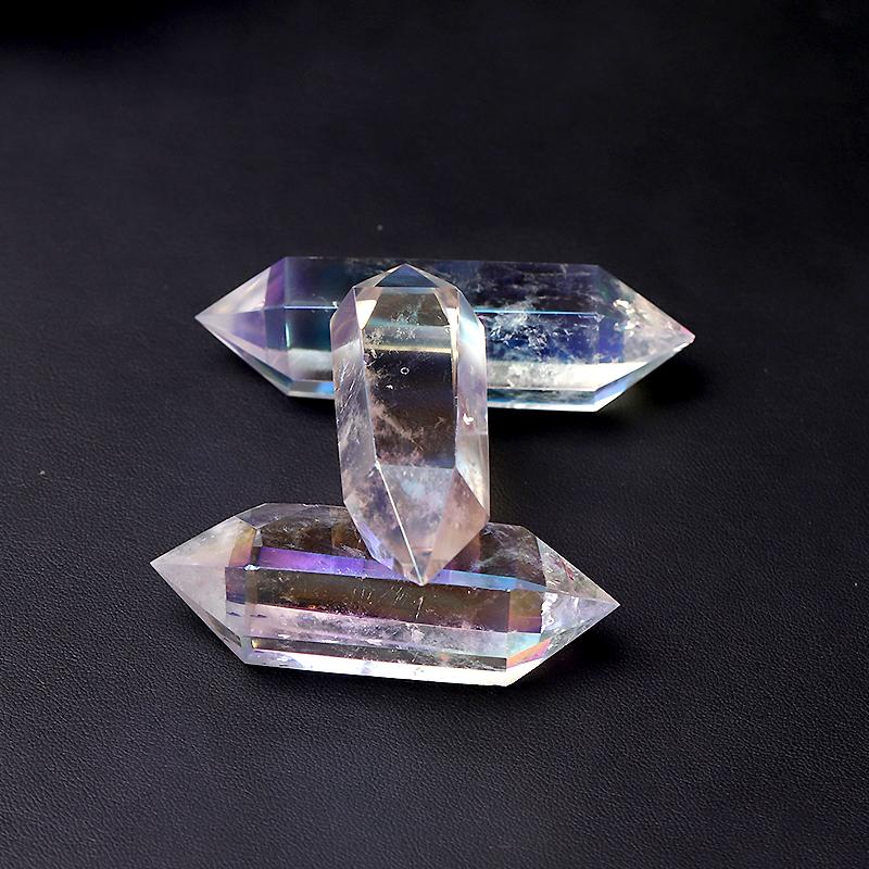 Aura Clear Quartz Double Terminated Towers Points Bulk Best Crystal Wholesalers