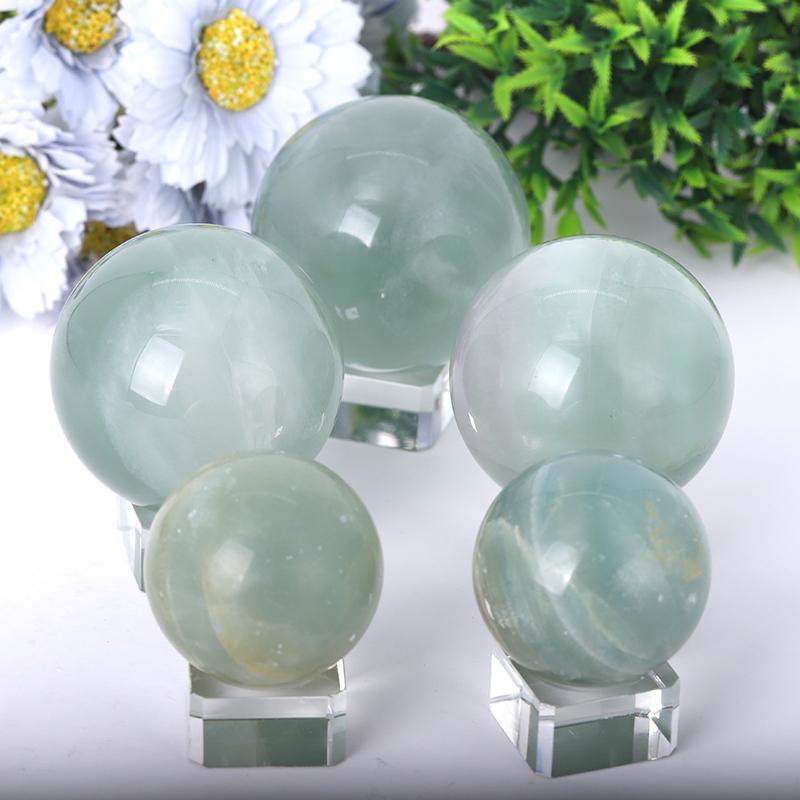 2.5"-4.0" Fluorite Sphere Best Crystal Wholesalers