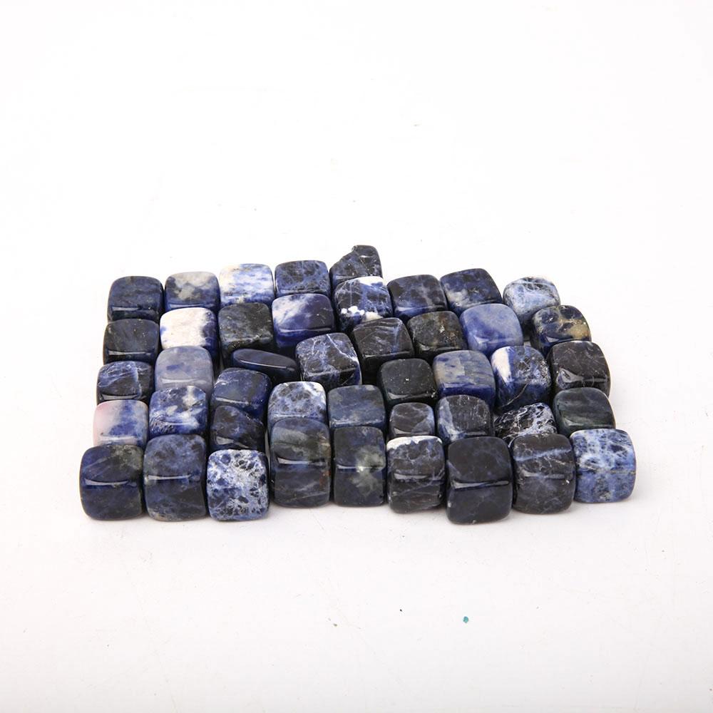 0.1kg Sodalite Cubes Bag bulk tumbled stone Best Crystal Wholesalers