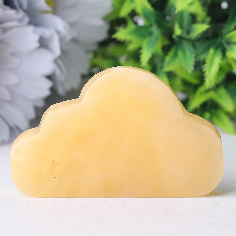 2.8" Yellow Calcite  Cloud Crystal Carvings Model Bulk Best Crystal Wholesalers