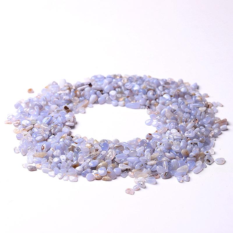 0.1kg 7mm-9mm Blue Lace Agate Crystal Chips Best Crystal Wholesalers