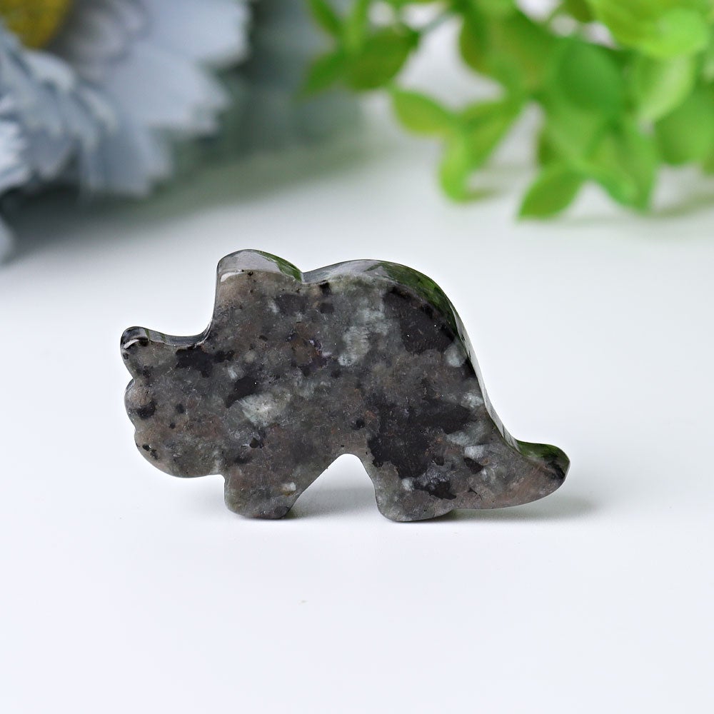 1.7" Yooperlite Dinosaur Mini Crystal Carvings Animal Bulk Best Crystal Wholesalers