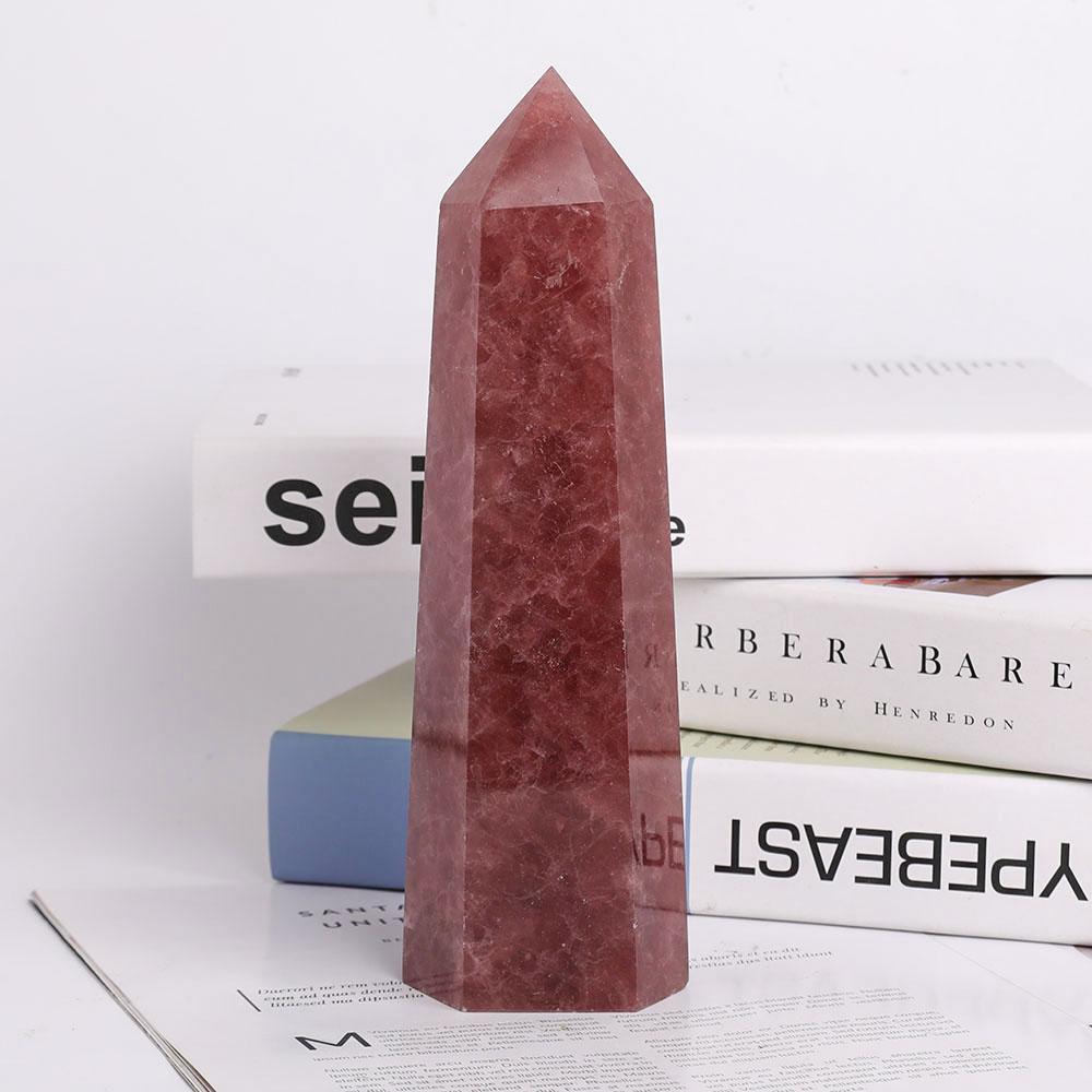 Strawberry Quartz Towers Points Bulk Best Crystal Wholesalers