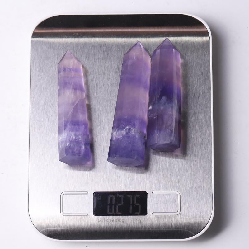 2.4"-4.5" Flourite Crystal Towers Points Bulk Best Crystal Wholesalers