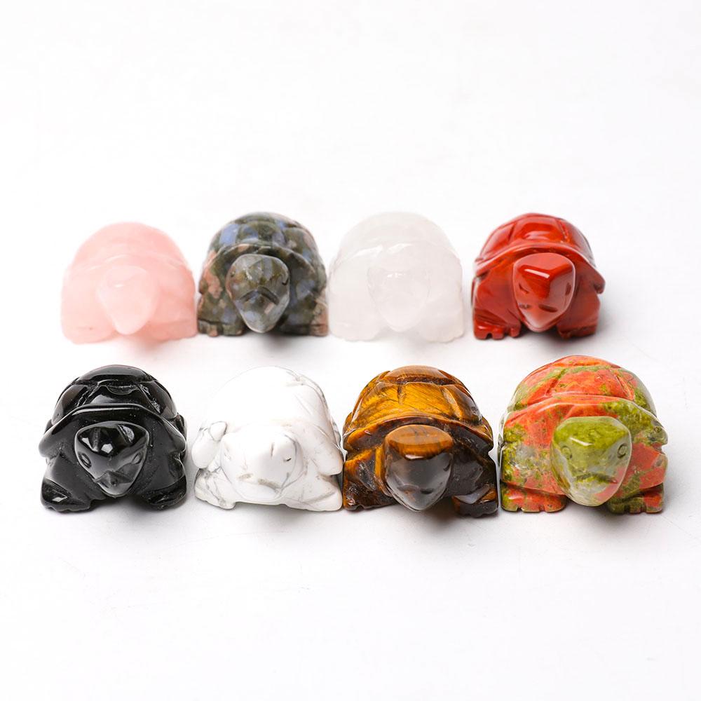 1.5" Crystal Carving Turtles Animal Bulk Best Crystal Wholesalers