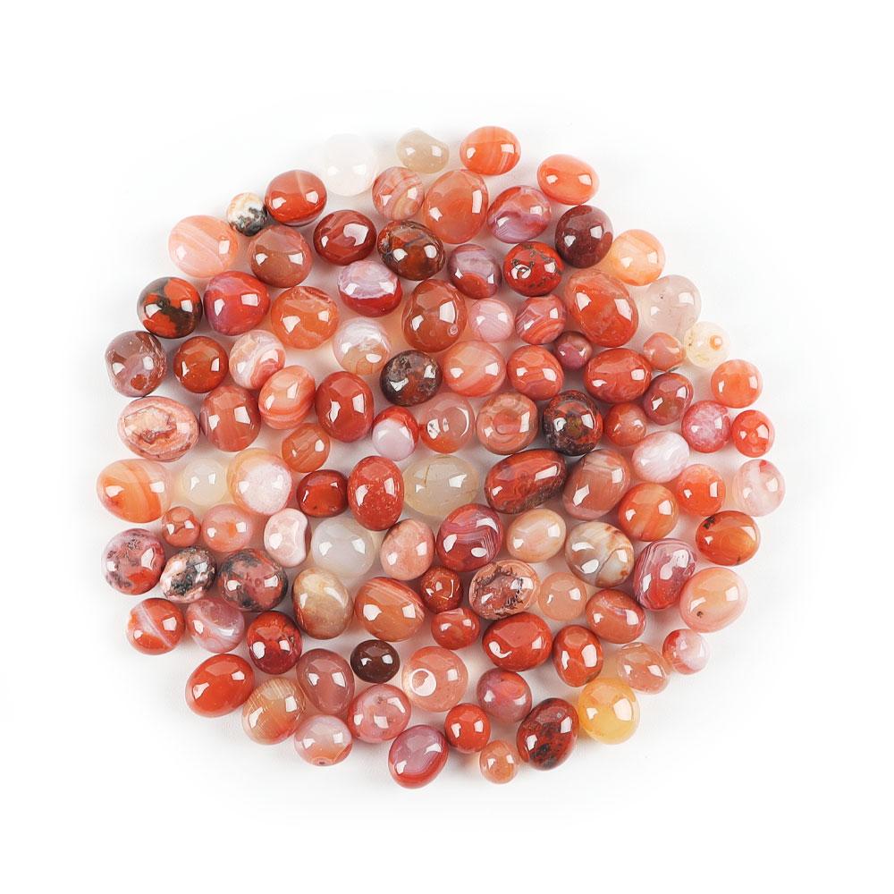 0.1kg Carnelian Tumbled Chips Stone Crushed Crystal Quartz Irregular Shaped Stones Best Crystal Wholesalers