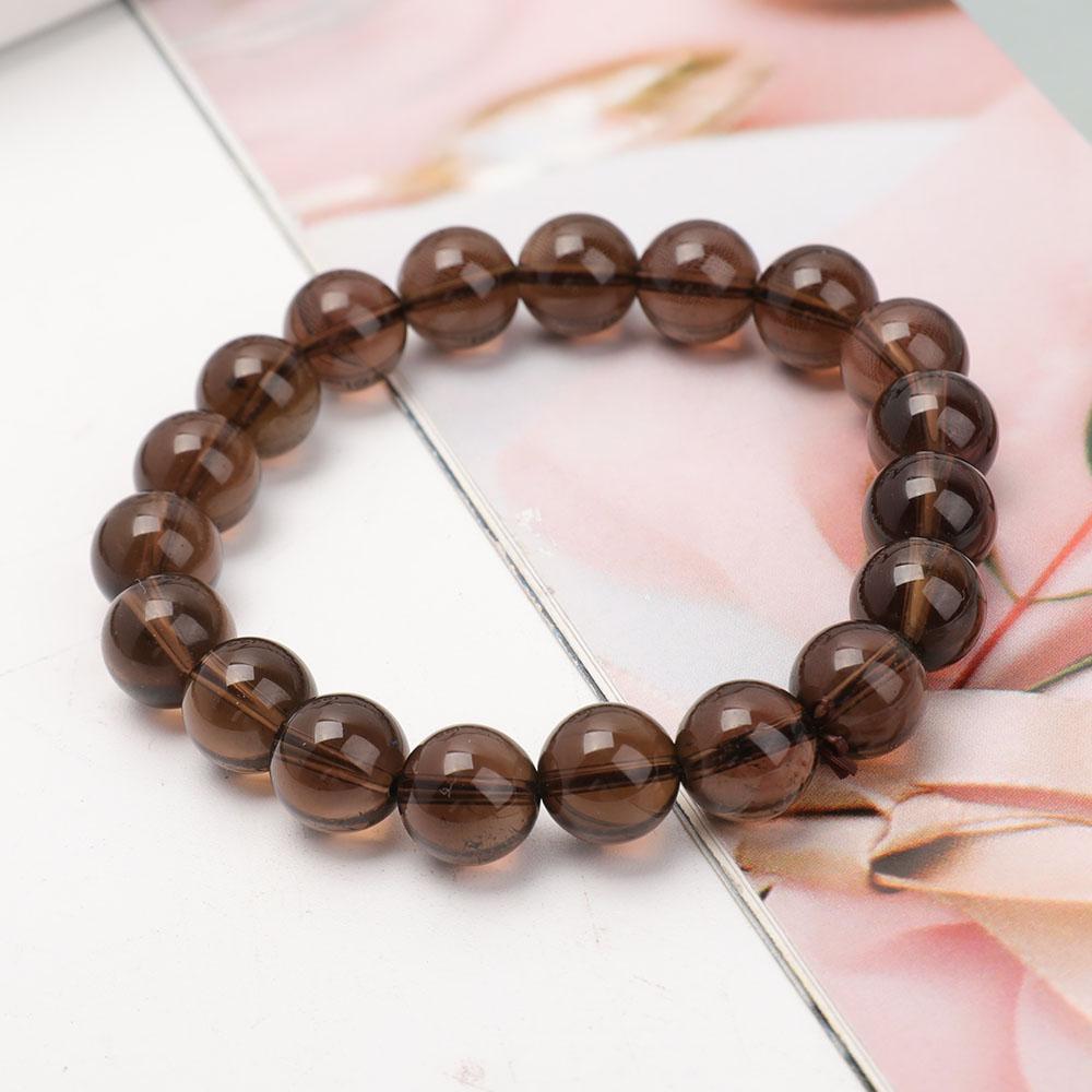 Smoky Quartz 10.5mm Bracelet in bulk & wholesale