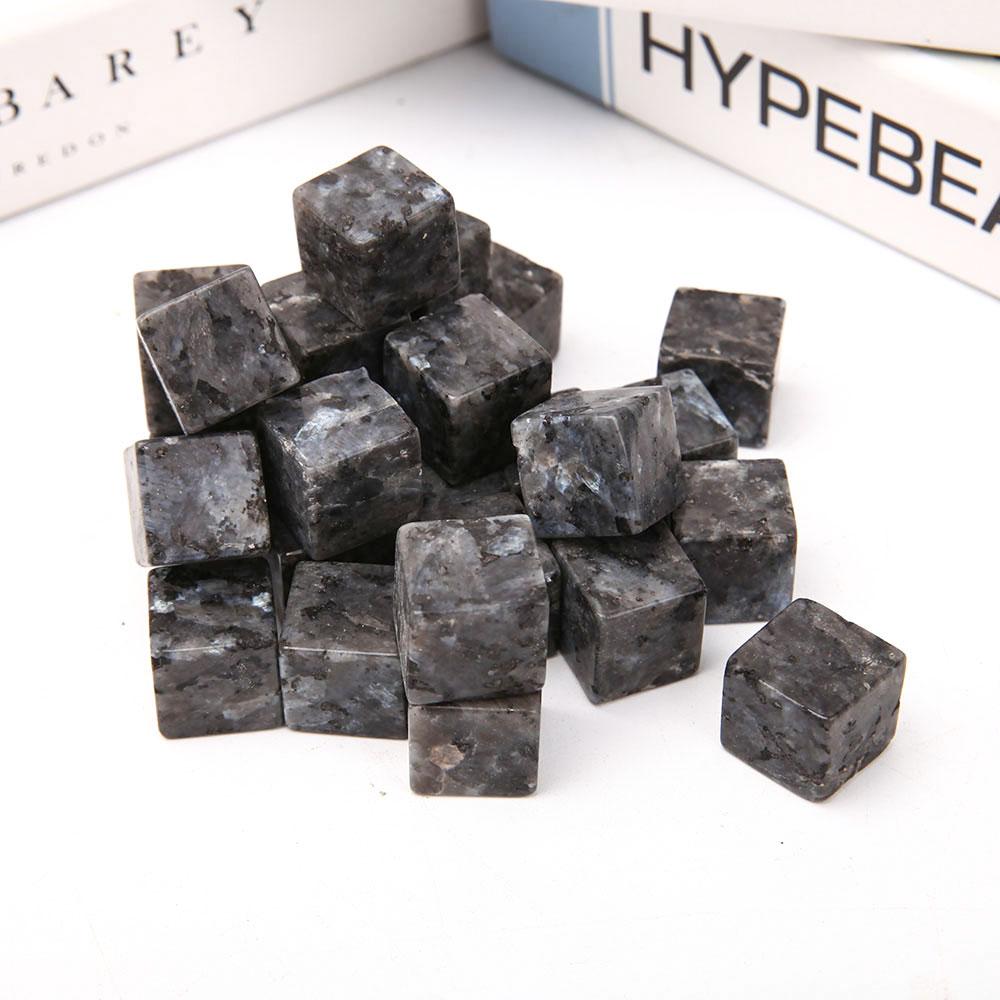 0.1kg Larvikite Cubes Bag bulk tumbled stone Best Crystal Wholesalers