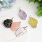 Raw Stone Crystal Pendant Bulk Best Crystal Wholesalers Amethyst Citrine Clear Quartz Black Obsidian Rose Quartz