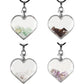 Heart Shaped Crystal Chips Infused Pendant Best Crystal Wholesalers