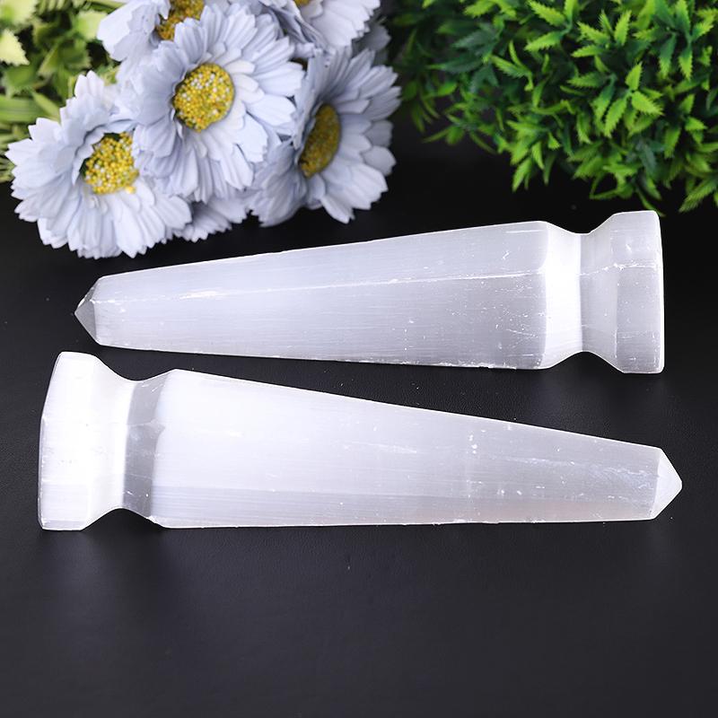 7.5" Selenite Towers Points Bulk Best Crystal Wholesalers