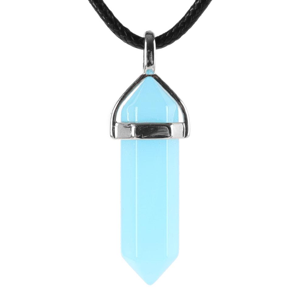 Natural Semi-Precious Gemstone Crystal Healing Hexagonal Point Chakra Pendant Best Crystal Wholesalers