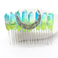 Aura Crystal Witch Moon Crown Silver Wire Hair Accessories Comb Best Crystal Wholesalers