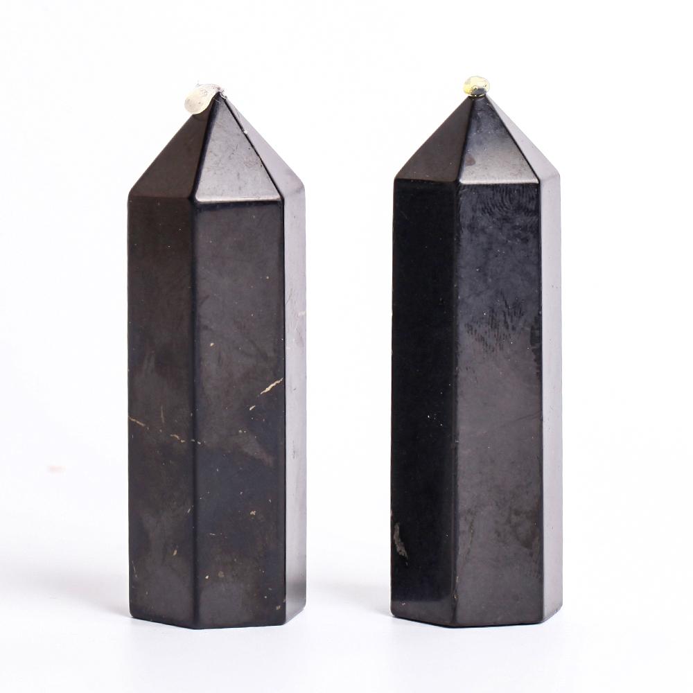 Set of 2 Schugite Towers Points Bulk Best Crystal Wholesalers