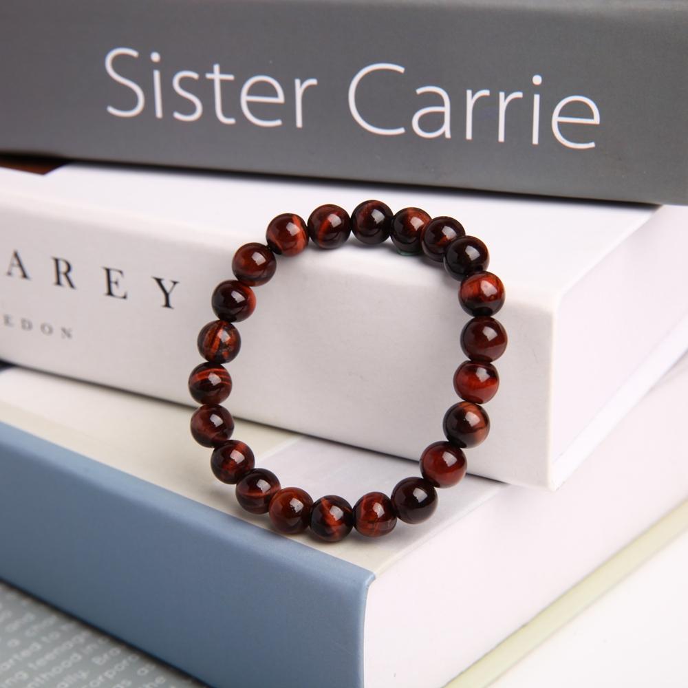 8mm Red Tiger Eye Crystal Bracelet Best Crystal Wholesalers