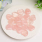 0.8" Mini Rose Quartz Heart Crystal Carving Bulk Crystal wholesale suppliers